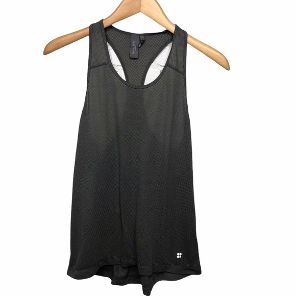 Sweaty Betty Compound Performance Racerback Tank Gray Size XS Activwear - Picture 3 of 10